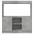Dulap înalt, gri beton, 92x33x100 cm, lemn prelucrat GartenMobel Dekor