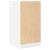 Dulap de farmacie, alb, 40x41x77,5 cm, lemn prelucrat GartenMobel Dekor
