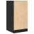 Dulap de farmacie, negru, 40x41x77,5 cm, lemn prelucrat GartenMobel Dekor