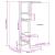 Dulap de farmacie, sonoma gri, 40x41x77,5 cm, lemn prelucrat GartenMobel Dekor