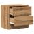 Noptiere, 2 buc., stejar artizanal, 40x30x40 cm, lemn prelucrat GartenMobel Dekor