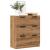 Dulap, stejar artizanal, 60x30x70 cm, lemn prelucrat GartenMobel Dekor