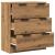 Dulap, stejar artizanal, 60x30x70 cm, lemn prelucrat GartenMobel Dekor