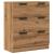 Dulap, stejar artizanal, 60x30x70 cm, lemn prelucrat GartenMobel Dekor