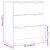 Dulap, stejar artizanal, 60x30x70 cm, lemn prelucrat GartenMobel Dekor