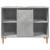 Dulap pentru baie, gri beton, 80x33x60 cm, lemn compozit GartenMobel Dekor
