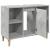Dulap pentru baie, gri beton, 80x33x60 cm, lemn compozit GartenMobel Dekor