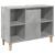 Dulap pentru baie, gri beton, 80x33x60 cm, lemn compozit GartenMobel Dekor