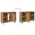 Dulap pentru baie stejar artizanal, 80x33x60 cm, lemn prelucrat GartenMobel Dekor