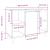 Dulap pentru baie stejar artizanal, 80x33x60 cm, lemn prelucrat GartenMobel Dekor