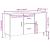Dulap, lemn vechi, 100x36x60 cm, lemn prelucrat GartenMobel Dekor