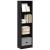 Bibliotecă, negru, 40x24x143 cm, lemn prelucrat GartenMobel Dekor
