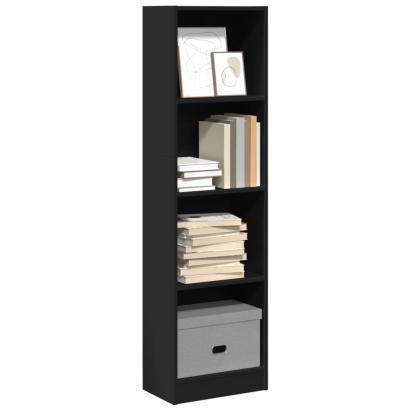Bibliotecă, negru, 40x24x143 cm, lemn prelucrat GartenMobel Dekor