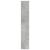 Bibliotecă, gri beton, 40x24x143 cm, lemn prelucrat GartenMobel Dekor