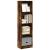 Bibliotecă, stejar fumuriu, 40x24x143 cm, lemn prelucrat GartenMobel Dekor