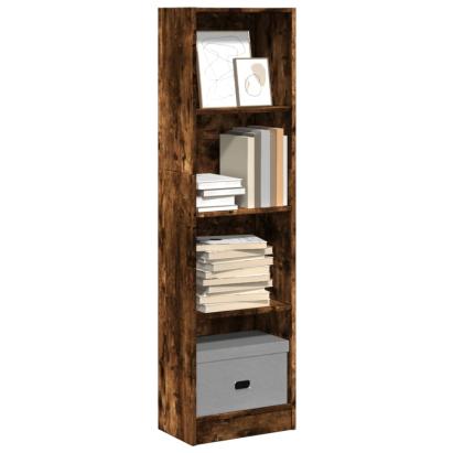 Bibliotecă, stejar fumuriu, 40x24x143 cm, lemn prelucrat GartenMobel Dekor