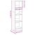 Bibliotecă, stejar maro, 40x24x143 cm, lemn prelucrat GartenMobel Dekor