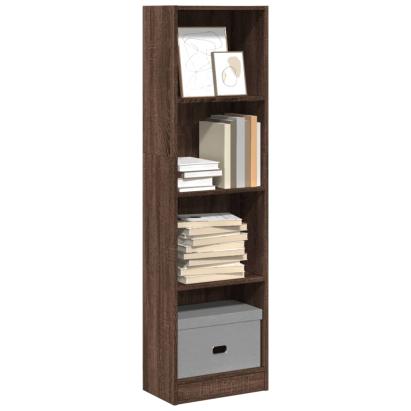 Bibliotecă, stejar maro, 40x24x143 cm, lemn prelucrat GartenMobel Dekor