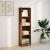 Bibliotecă, lemn vechi, 40x24x143 cm, lemn prelucrat GartenMobel Dekor