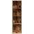 Bibliotecă, lemn vechi, 40x24x143 cm, lemn prelucrat GartenMobel Dekor