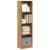 Bibliotecă, stejar artizanal, 40x24x143 cm, lemn prelucrat GartenMobel Dekor