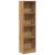 Bibliotecă, stejar artizanal, 40x24x143 cm, lemn prelucrat GartenMobel Dekor