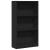 Bibliotecă, negru, 60x24x109 cm, lemn prelucrat GartenMobel Dekor