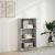 Bibliotecă, gri beton, 60x24x109 cm, lemn prelucrat GartenMobel Dekor