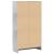 Bibliotecă, gri beton, 60x24x109 cm, lemn prelucrat GartenMobel Dekor