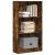 Bibliotecă, stejar fumuriu, 60x24x109 cm, lemn prelucrat GartenMobel Dekor