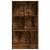 Bibliotecă, stejar fumuriu, 60x24x109 cm, lemn prelucrat GartenMobel Dekor