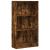 Bibliotecă, stejar fumuriu, 60x24x109 cm, lemn prelucrat GartenMobel Dekor