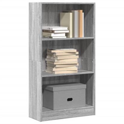 Bibliotecă, gri sonoma, 60x24x109 cm, lemn prelucrat GartenMobel Dekor