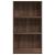 Bibliotecă, stejar maro, 60x24x109 cm, lemn prelucrat GartenMobel Dekor