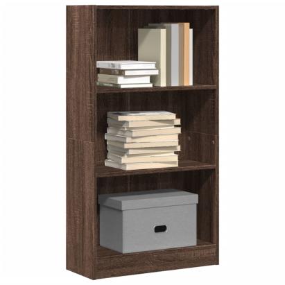 Bibliotecă, stejar maro, 60x24x109 cm, lemn prelucrat GartenMobel Dekor