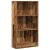 Bibliotecă, lemn vechi, 60x24x109 cm, lemn prelucrat GartenMobel Dekor