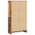 Bibliotecă, lemn vechi, 60x24x109 cm, lemn prelucrat GartenMobel Dekor