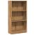 Bibliotecă, stejar artizanal, 60x24x109 cm, lemn prelucrat GartenMobel Dekor