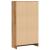 Bibliotecă, stejar artizanal, 60x24x109 cm, lemn prelucrat GartenMobel Dekor