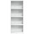 Bibliotecă, alb, 60x30x152 cm, lemn prelucrat GartenMobel Dekor