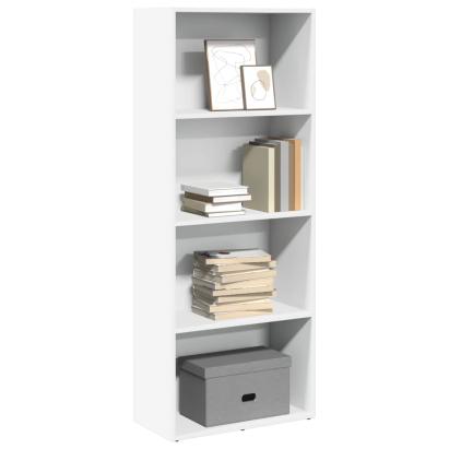 Bibliotecă, alb, 60x30x152 cm, lemn prelucrat GartenMobel Dekor