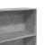 Bibliotecă, gri beton, 60x30x152 cm, lemn prelucrat GartenMobel Dekor