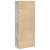 Bibliotecă, gri beton, 60x30x152 cm, lemn prelucrat GartenMobel Dekor