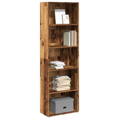 Bibliotecă, lemn vechi, 60x30x189 cm, lemn prelucrat GartenMobel Dekor