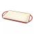 Tava Grill din Fontă Emailată 33x21,5 cm, Roșie Handy KitchenServ