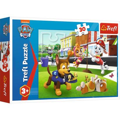 PUZZLE TREFL 30 PATRULA CATELUSILOR CATEI IN ACTIUNE SuperHeroes ToysZone