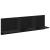 Dulap de perete, 100x16,5x30 cm, negru, lemn prelucrat GartenMobel Dekor