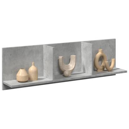 Dulap de perete, gri beton, 100x16,5x30 cm, lemn prelucrat GartenMobel Dekor