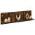 Dulap de perete, stejar fumuriu, 100x16,5x30 cm, lemn prelucrat GartenMobel Dekor