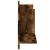 Dulap de perete, stejar fumuriu, 100x16,5x30 cm, lemn prelucrat GartenMobel Dekor